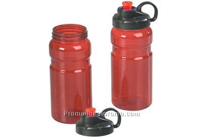 plastic sports water bottle