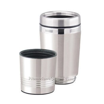 Stainless steel travel mug