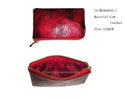 cow leather women`s wallet