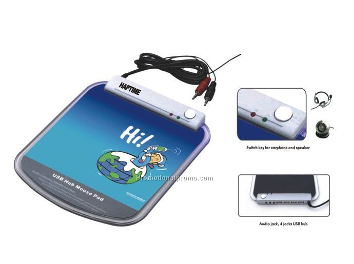 USB Hub Mouse Pad