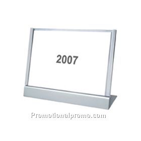 Aluminium Desktop Calendar