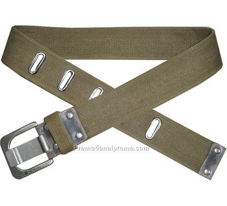 Cotton fabric men's belt