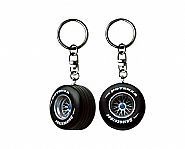 wheel key chain clock