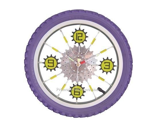 Bicycle tyre clock