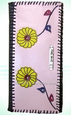 cartoon lady wallet