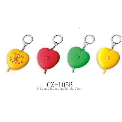 Tape measure keychain