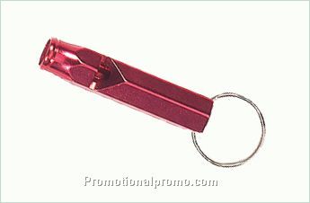 Metal whistle keychain