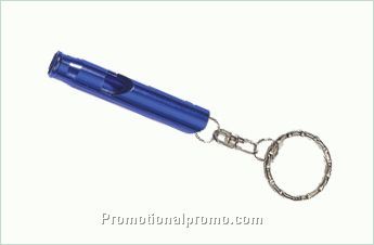 Metal whistle keychain