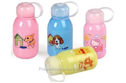 plastic child small sports water bottle