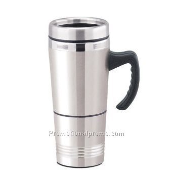 Stainless steel travel mug