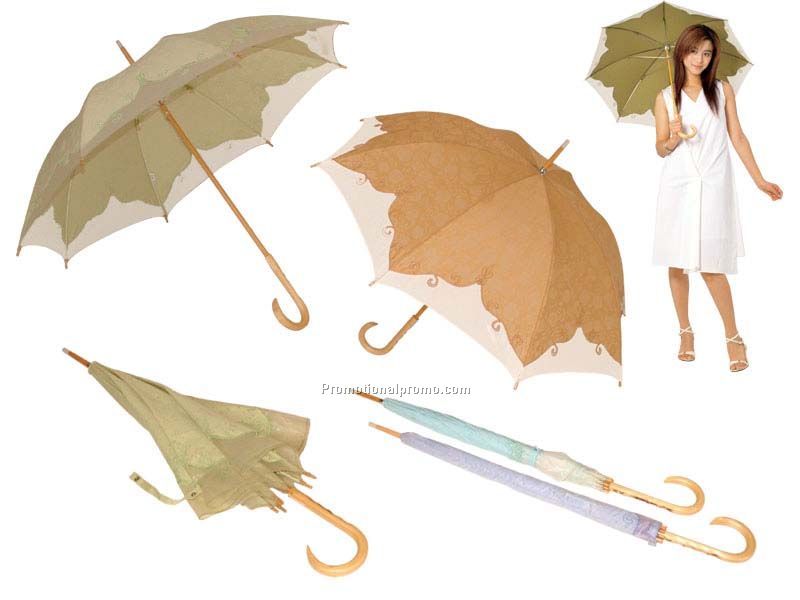 straight shaft rain umbrella