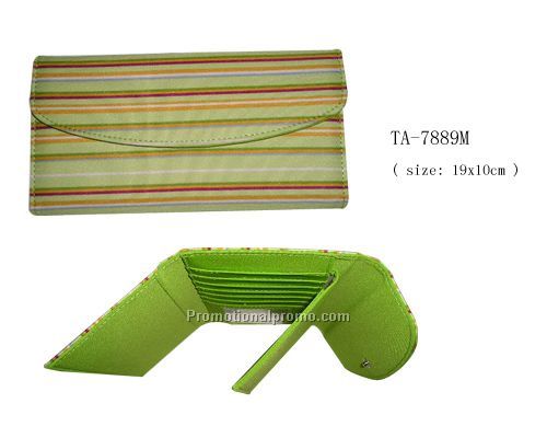 Micro fibre imitation leather women`s wallet