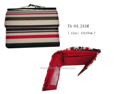 Micro fibre imitation leather women`s wallet
