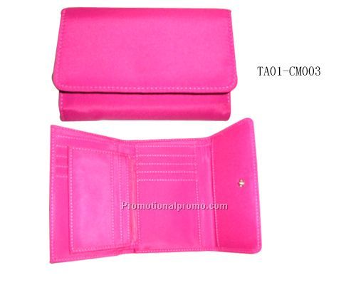 Rose color girl wallet