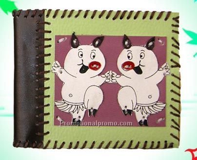 cartoon lady's wallet