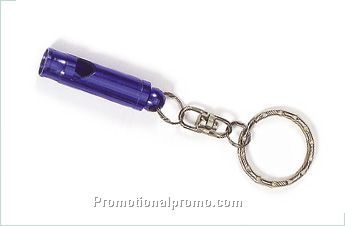 Metal whistle keychain