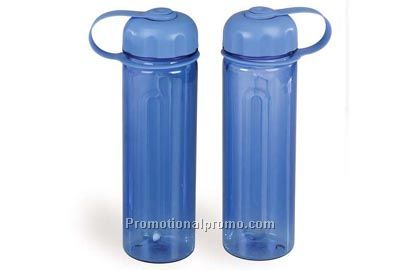 transparent plastic water bottle