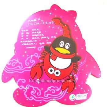 PP.PVC custom mouse pad with logo printed