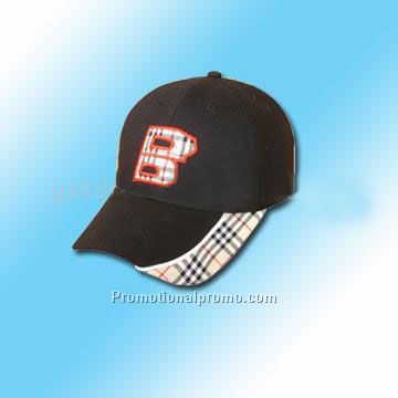 black baseball cap