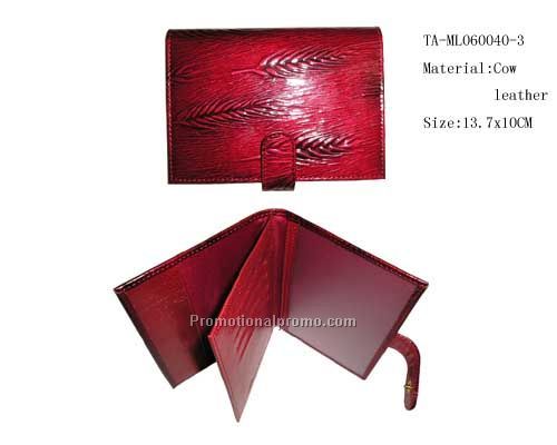 cow leather women`s wallet