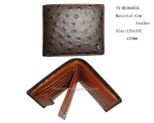 cow leather men's wallet