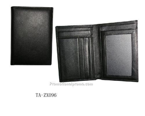 business card leather wallet