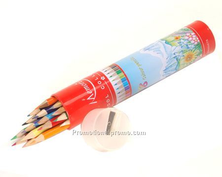 Colored Pencil In Iron Case