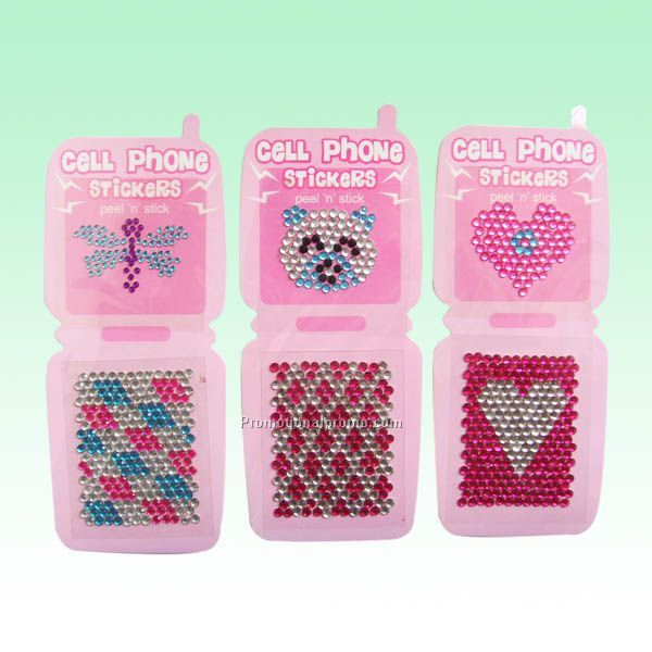 Acrylic Cell Phone Stickers