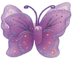 Color like eggplant hair decoration