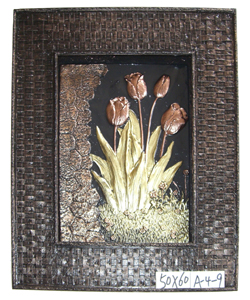 Outdoor flowers Wooden photo frames