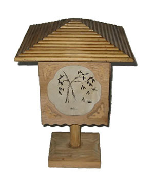 bamboo root desk lamp