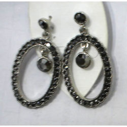 diamond alloy earrings