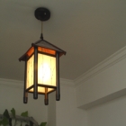 four-leg bamboo lamp