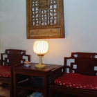 refined bamboo lamp