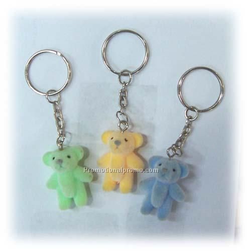 plush bear keychain