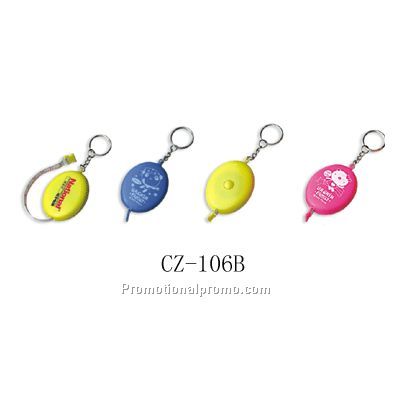 Tape measure keychain