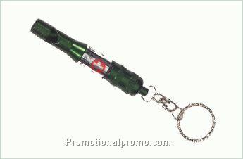 Metal whistle keychain