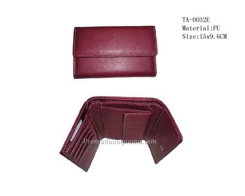 PU imitation leather women`s wallet
