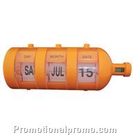 winebottle calendar clock