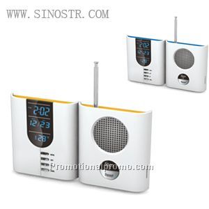 LCD Clock With Radio
