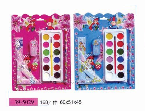 Stationery Set With Watercolor Case