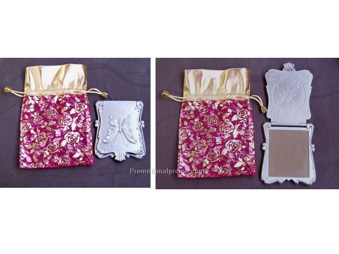 Cosmetic Mirror With Bag Packing