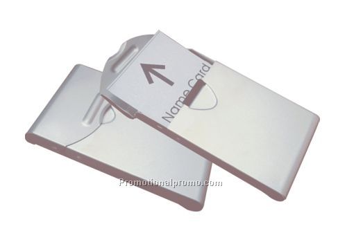 Slide style Metal Business Card Case