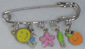 Alloy clothes brooches