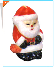 Christmas man candle
