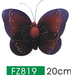 Dark-color butterfly animal decorations