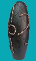 Endless studying resin vase