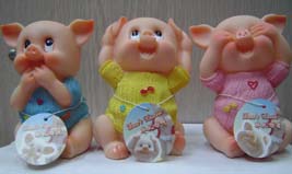 Polyresin Love  Pig  Aoll