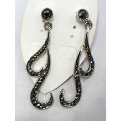 diamond alloy earrings