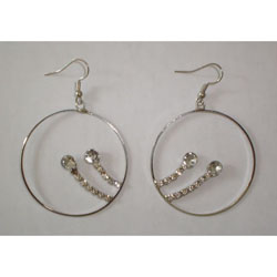 diamond alloy earrings